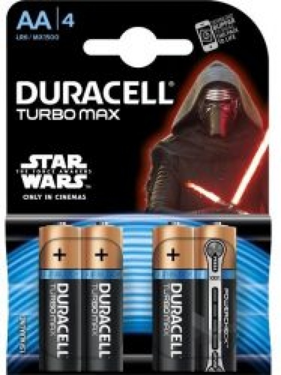 Imagine Set Baterii blister 4 buc AA LR6 Turbo MAX, Duracell